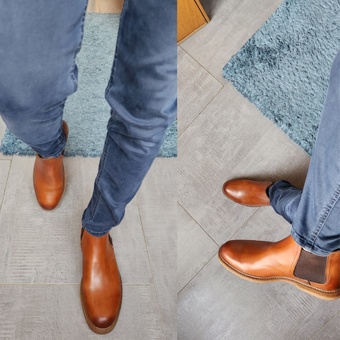 Bottines Chelsea en Cuir Classique