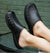 Chaussons Demi-pieds Confortables EVA Noir