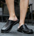Chaussons Demi-pieds Confortables EVA Noir