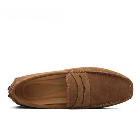 Mocassin Homme Marron Daim