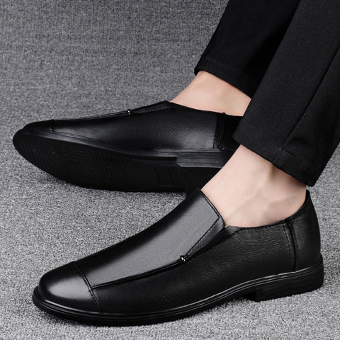 Loafers Homme en Cuir Véritable - Chaussures Élégantes et Décontractées