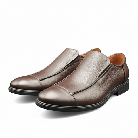 Loafers Homme Marron – Cuir Véritable, Élégants & Décontractés