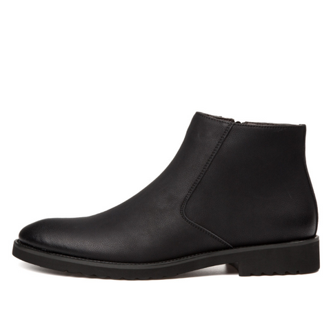 Bottes Britanniques en Cuir pour Hommes - Bottes de Motard