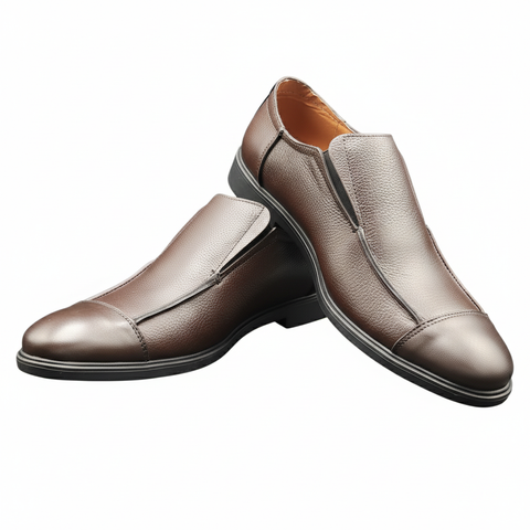Loafers Homme Marron – Cuir Véritable, Élégants & Décontractés
