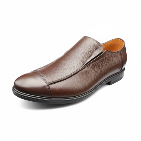 Loafers Homme Marron – Cuir Véritable, Élégants & Décontractés