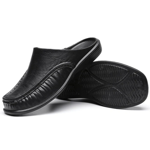 Chaussons Demi-pieds Confortables EVA Noir